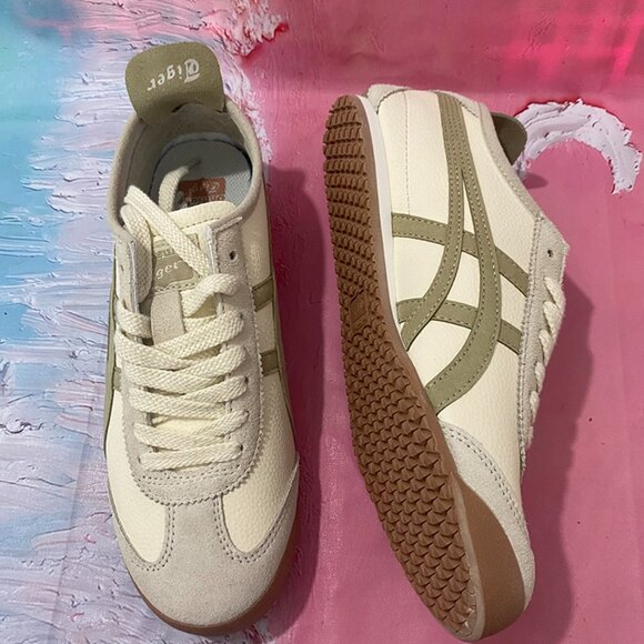 Onitsuka Tiger MEXICO 66 Light Brown Men's Sneakers - Picture 2 of 9